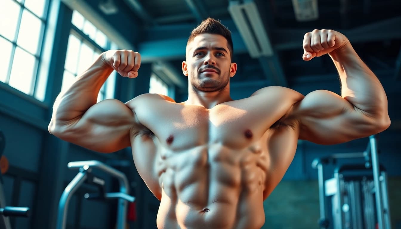 Die Anwendung von Decabal Nandrolone Decanoate zur Stärkung der Muskelmasse in einem modernen Fitnessstudio.