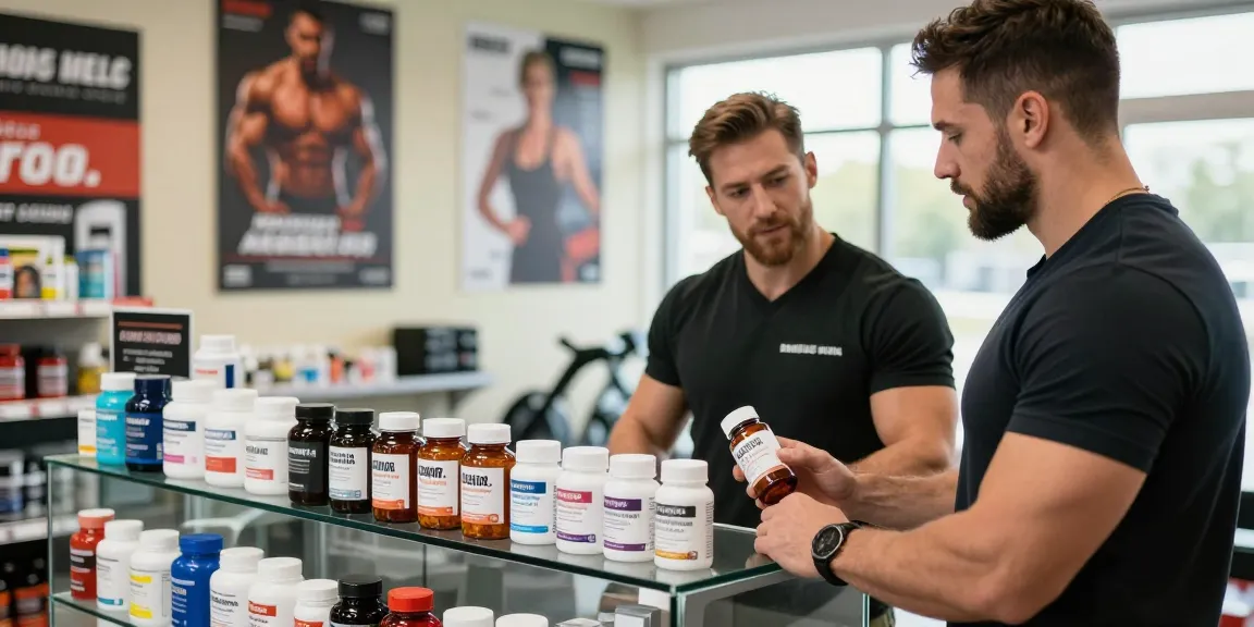 Anabolika Shop displaying original steroids in a vibrant, professional atmosphere with expert guidance.