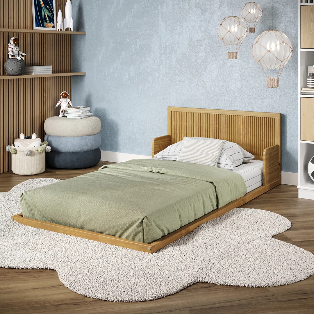 Das große Bodenbett 140x200 von TiCAA – Ein Raumwunder