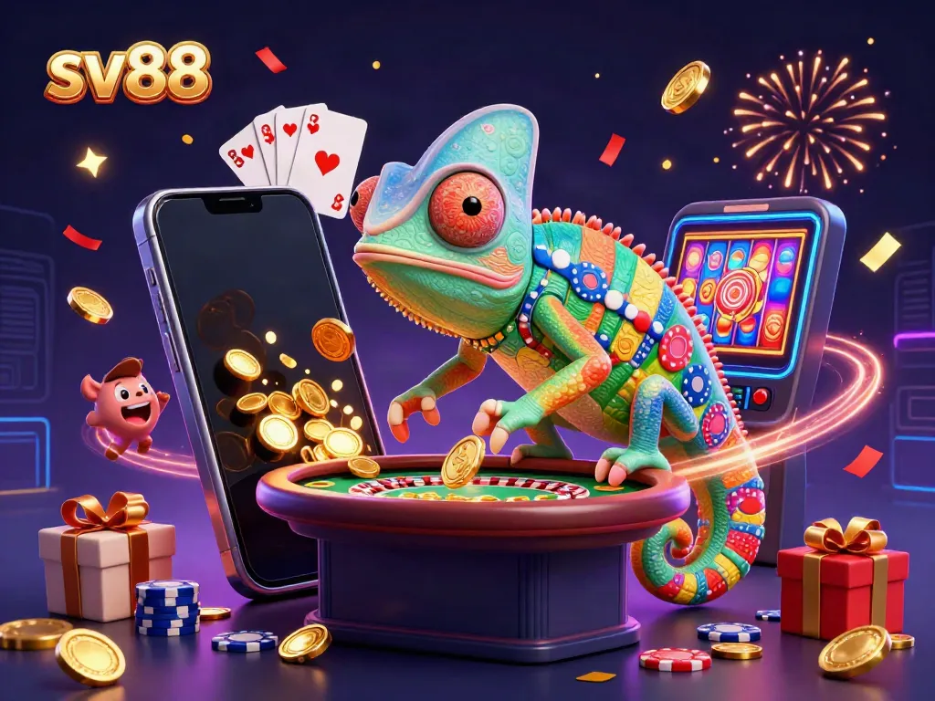 Experience the thrilling casino world of sv88 with vibrant slot games and dynamic characters.