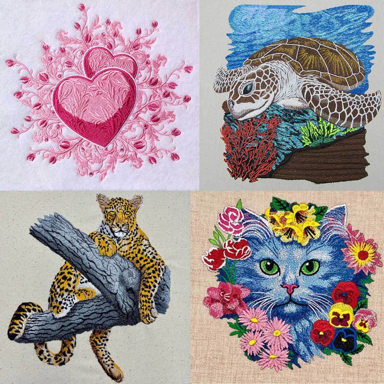 Machine embroidery designs for special occasions: weddings, baptisms and more!